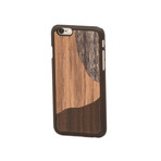 Wooden Snap On Phone Cover // Dark Rust (IPhone 6/6S)