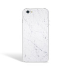 The Marble Case // Bianco Carrara (Black: iPhone 6S)