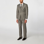 Single Breasted Slim Fit Suit // Light Grey (US: 40S)