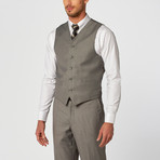 Single Breasted Vested Suit // Light Grey (US: 40S)