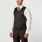 Single Breasted Vested Suit // Charcoal Grey (US: 40S)