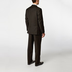 Single Breasted Vested Suit // Black (US: 40S)