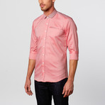 Contrast Button-Up // Pink (L)