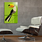 Tucan (16"W x 24"H x 1.5"D // Stretched Canvas)