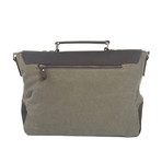 Canvas Brifecase // Army Green