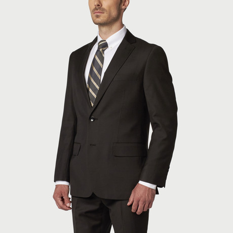 Single Breasted Suit // Black (US: 36S)