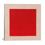 Modern Art- Red Square Complete (After Albers) // 5by5collective (18"W x 18"H x 0.75"D)