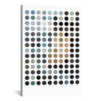 Modern Art - Earthy Dots // 5by5collective (18"W x 26"H x 0.75"D)