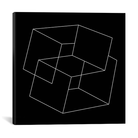 Cube Illusion // 5by5collective (18"W x 18"H x 0.75"D)