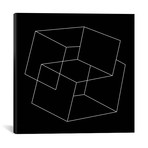 Cube Illusion // 5by5collective (18"W x 18"H x 0.75"D)