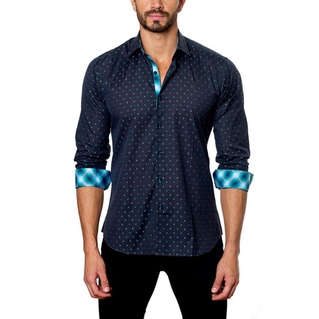 Lightning Bolt Embroidered T-Shirt // Black (2XL)