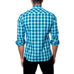 Diffusion Button-Up Shirt // Teal (L)