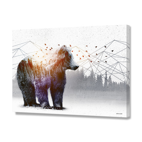 A Wilderness Within // Bear (20"W x 16"H x 1.5"D // Stretched Canvas)