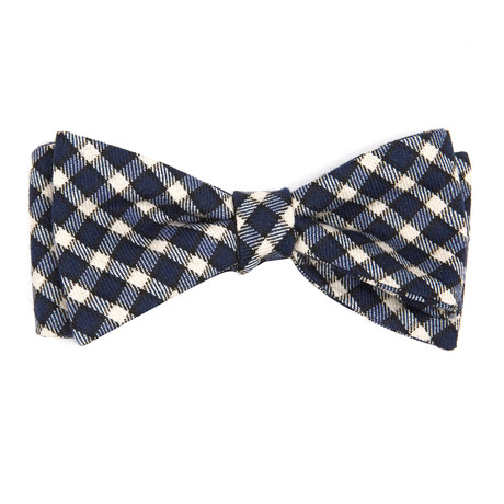 Veldt Plaid Bow Tie  // Royal Blue