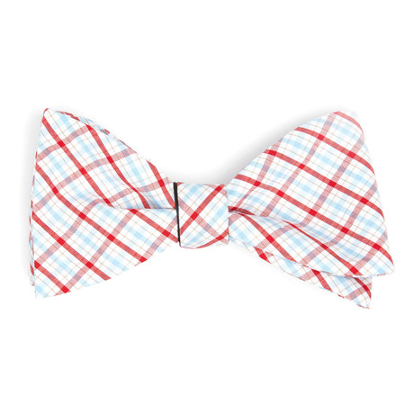 Engine Check Bow Tie  // Blue