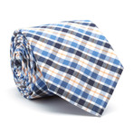 Kenmore Plaid Tie // Blue