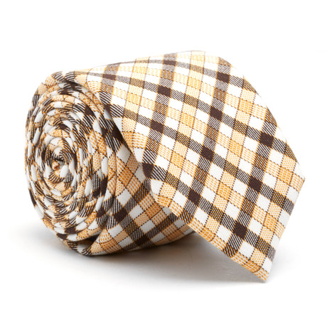 Columbia Plaid Tie // Yellow
