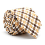 Columbia Plaid Tie // Yellow