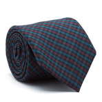 Jewel Plaid Tie // Green