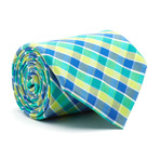 Charleston Check Tie // Green