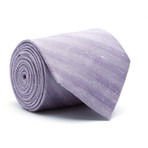 Invisible Stripe Tie // Lilac