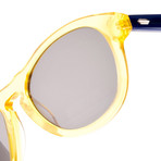 Havana Sunglasses // Blue + Yellow