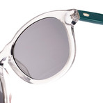 Dennis Sunglasses // Aqua + Crystal