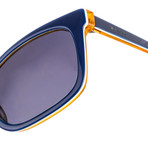 Liam Sunglasses // Blue + Orange