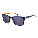 Liam Sunglasses // Blue + Orange