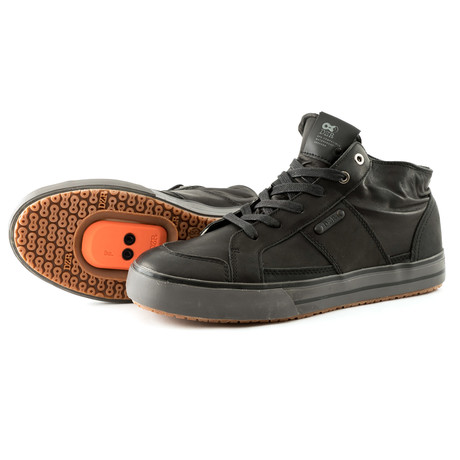 DZR Shoes // H20 Mid-Top Sneaker // Black + Grey (44)