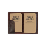 Field Leather Notebook (Dark Brown)