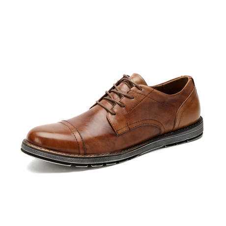 Herillios // Toe-Cap Lace-Up // Brown (Euro: 38)