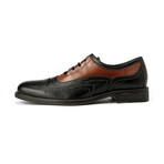 Two-Tone Dress Shoe // Black + Brown (Euro: 39)