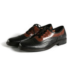 Two-Tone Dress Shoe // Black + Brown (Euro: 39)