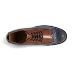 Hampton Lace-Up // Blue + Brown (Euro: 38)