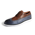 Hampton Lace-Up // Blue + Brown (Euro: 38)