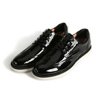 Patent Leather Oxford // Black + White (Euro: 40)