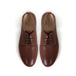 Perforated Lace-Up // Brown (Euro: 40)