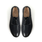 Perforated Lace-Up // Black (Euro: 40)