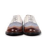 Classic Oxford Oxford // Brown + Pale Tan + Light Blue (Euro: 38)