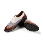 Classic Oxford Oxford // Brown + Pale Tan + Light Blue (Euro: 38)