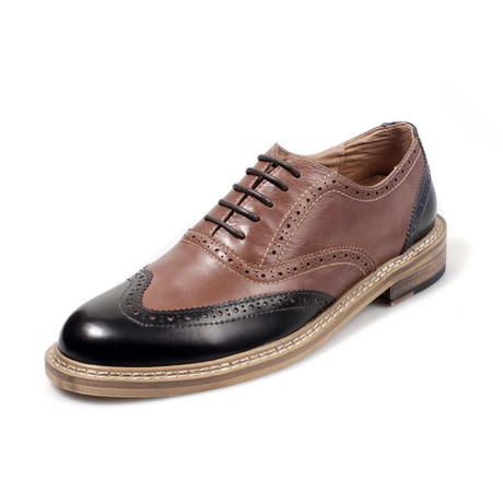 Herilios // Two-Tone Oxford // Brown (Euro: 38)