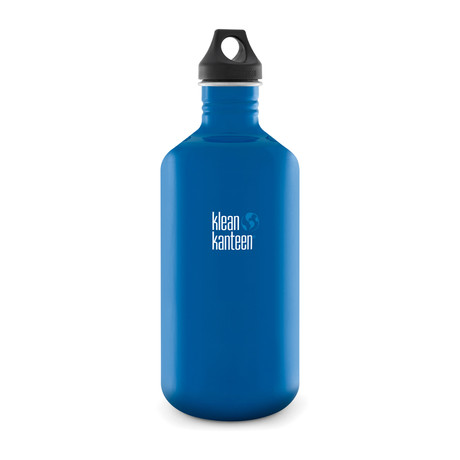 Klean Kanteen // Classic + Poly Loop Cap // 64oz (Blue Planet)