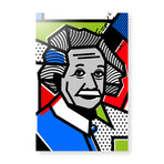 Albert Einstein (16"W x 24"H x 1.5"D // Stretched Canvas)