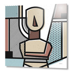 Cycladic Figurine (16"W x 16"H x 1.5"D // Stretched Canvas)