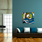 Offshore Wind Turbine (16"W x 16"H x 1.5"D // Stretched Canvas)