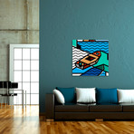 The Boat (16"W x 16"H x 1.5"D // Stretched Canvas)