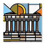 The Parthenon (16"W x 16"H x 1.5"D // Stretched Canvas)