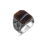 Zenn Stone // Agate Stone Ring (Size 9)