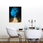 Perfil em Azul (16"W x 20"H x 1.5"D // Stretched Canvas)